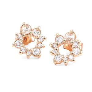 Everett Camellia Diamond Studs